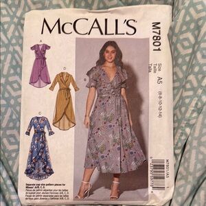 Floral Print Purple Dress